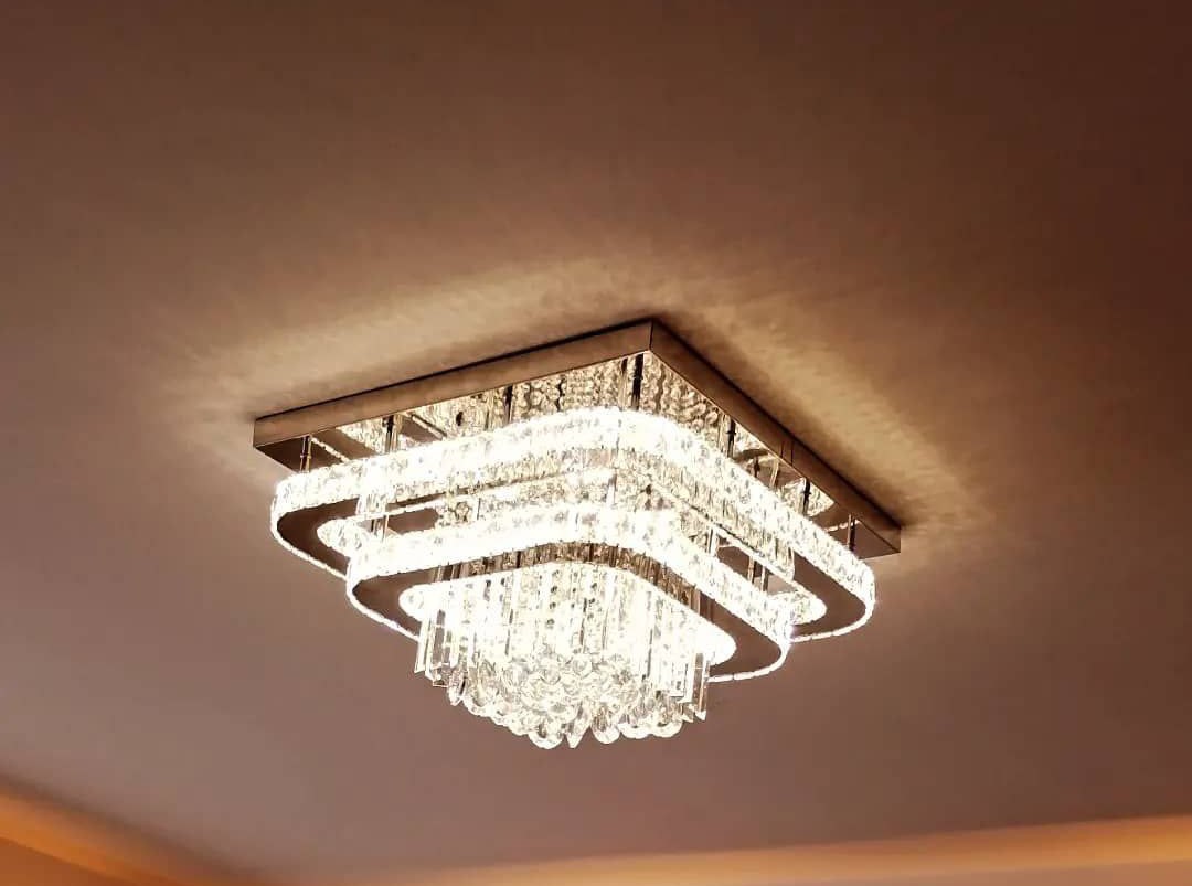 لوستر سقفی ال ای دی ریموت دار پرنور